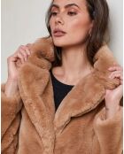Camelkleurige jas Lola
