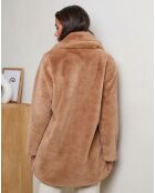 Camelkleurige jas Lola