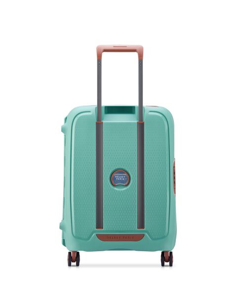 Valise Cabine slim  4 roues doubles Moncey 55 cm verte