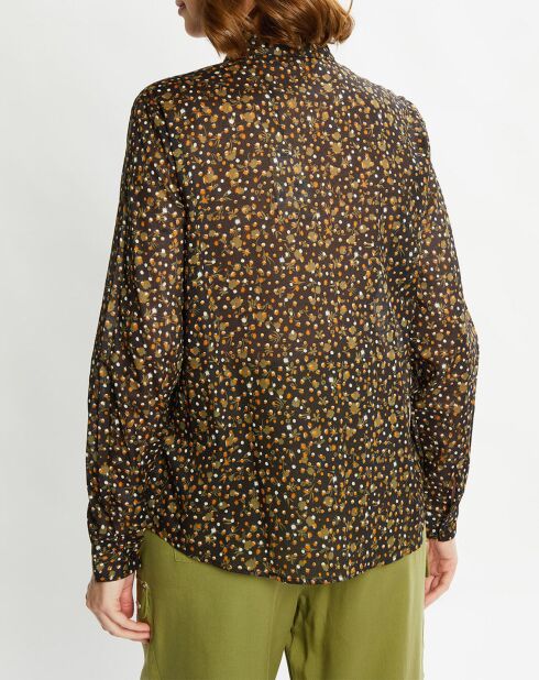 Chemise Regular Fit à imprimé floral multicolore