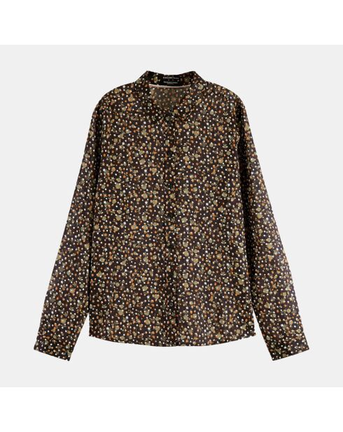 Chemise Regular Fit à imprimé floral multicolore