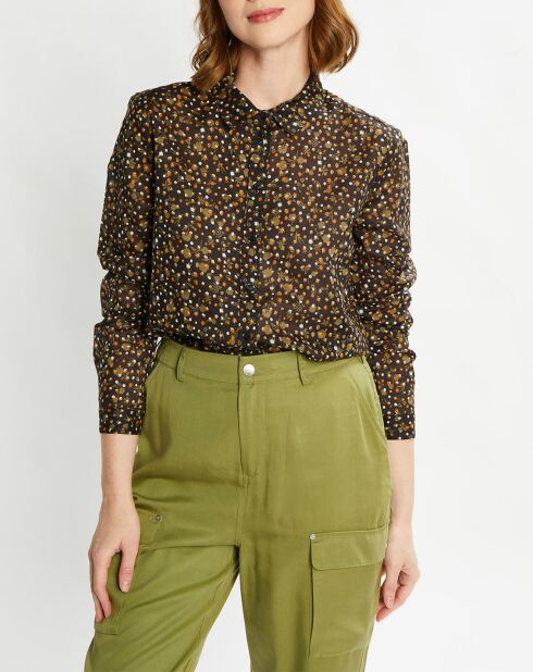Chemise Regular Fit à imprimé floral multicolore