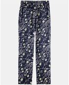 Pantalon Nina bleu nuit/violet