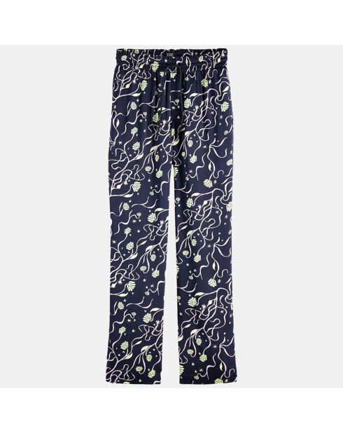 Pantalon Nina bleu nuit/violet