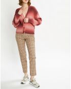 Gilet Tie & Dye rouge/rose