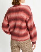 Gilet Tie & Dye rouge/rose