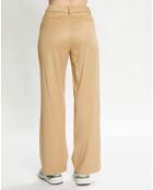 Pantalon Large Edie beige