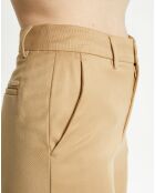 Pantalon Large Edie beige