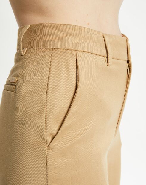 Pantalon Large Edie beige