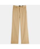 Pantalon Large Edie beige
