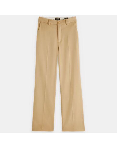 Pantalon Large Edie beige