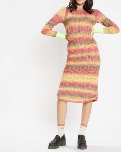 Robe Arc-en-ciel multicolore