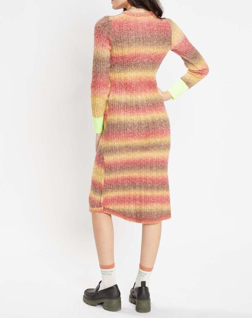 Robe Arc-en-ciel multicolore