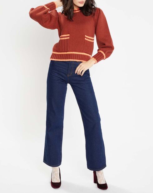 Pull Mouline chocolat