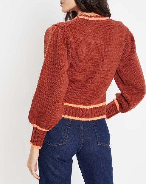 Pull Mouline chocolat