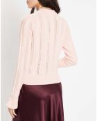 Pull en Laine mélangée Parure rose