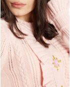 Pull en Laine mélangée Parure rose