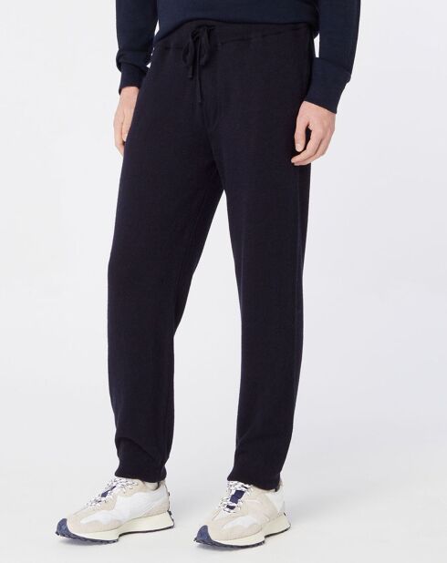 Jogging 100% Cachemire Mojogg bleu marine