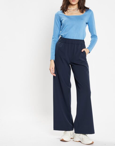 Pull Drice Col carré bleu
