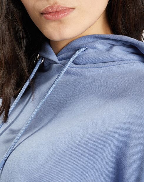 Sweat à capuche en Coton Bio Bahut bleu moyen