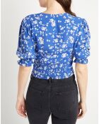 Top Melissa blanc/bleu