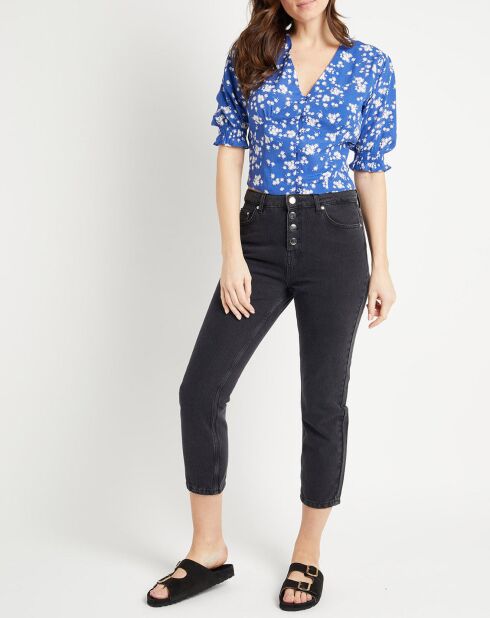 Top Melissa blanc/bleu