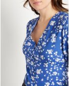 Top Melissa blanc/bleu