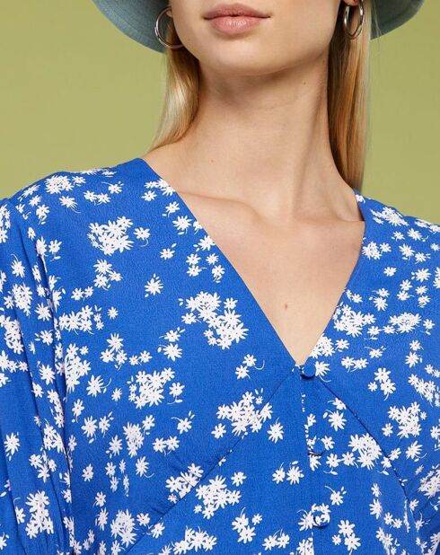 Top Melissa blanc/bleu