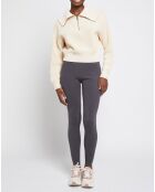 Legging en Maille côtelée extensible Louis gris foncé