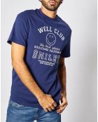 T-Shirt en Coton bio Bloose Smiley® bleu marine
