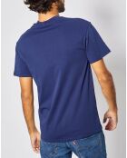 T-Shirt en Coton bio Bloose Smiley® bleu marine