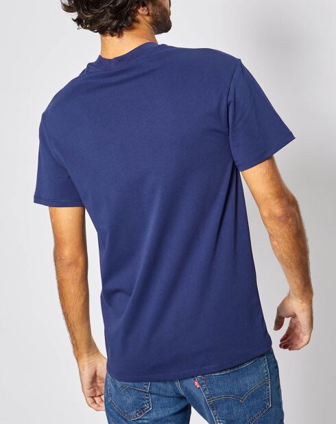 T-Shirt en Coton bio Bloose Smiley® bleu marine