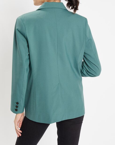 Blazer droit en Laine mélangée Cléo Oversize vert