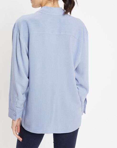 Chemise Paros bleu moyen
