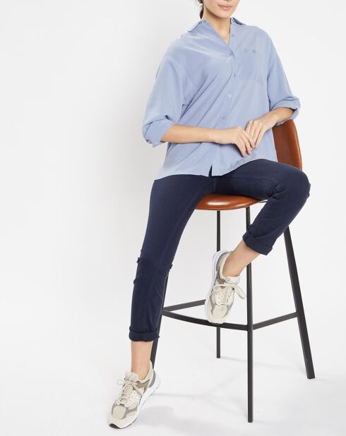 Chemise Paros bleu moyen