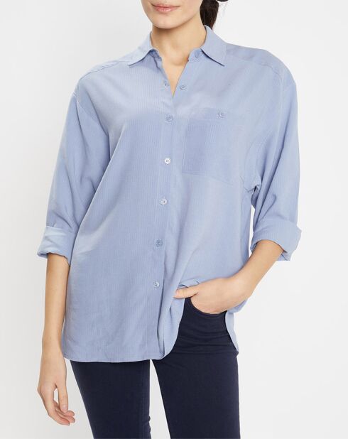 Chemise Paros bleu moyen