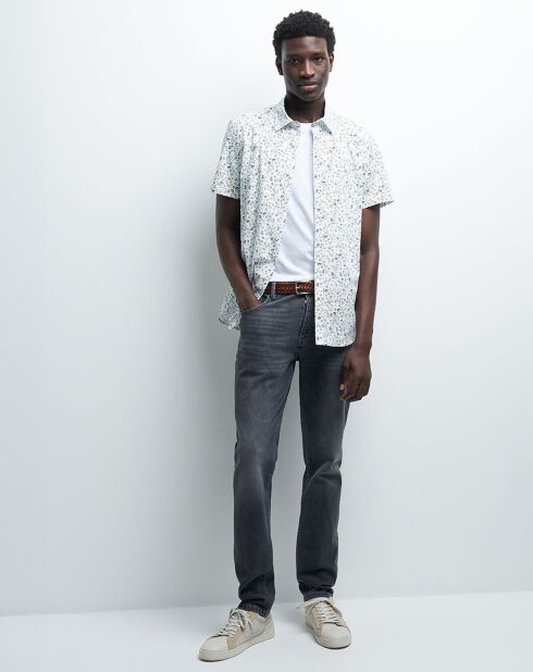 Jean slim Msligrey gris