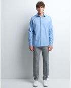 Chemise slim Ciel bleue