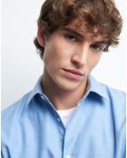 Chemise slim Ciel bleue