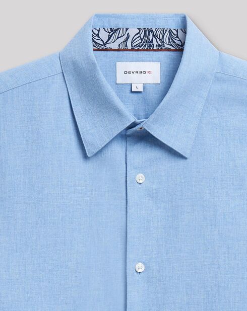 Chemise slim Ciel bleue