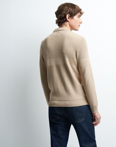 Pull Paxon beige automne