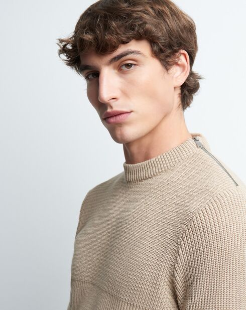 Pull Paxon beige automne