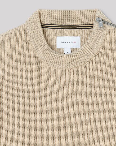 Pull Paxon beige automne
