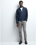 Sweat zippé Torville bleu dur