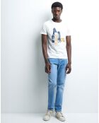 T-Shirt Tcoline blanc neige