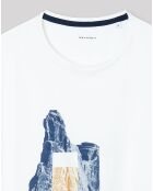 T-Shirt Tcoline blanc neige