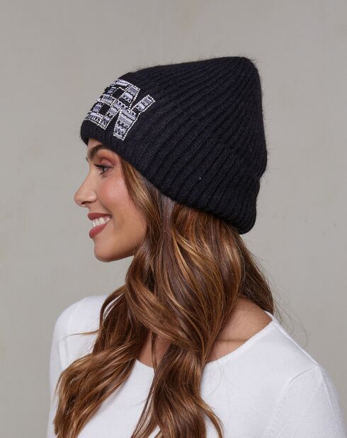Bonnet Lina noir