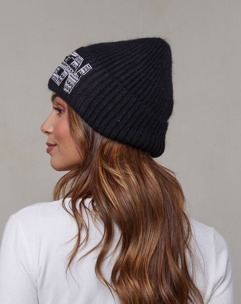 Bonnet Lina noir