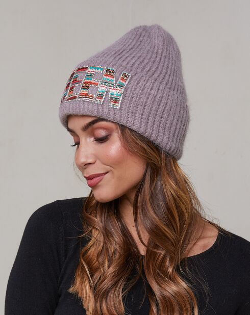 Bonnet Lina taupe