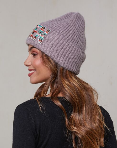 Bonnet Lina taupe